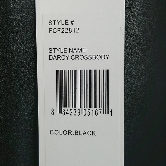 French Connection Darcy Crossbody Black NWT 2 Way Shoulder Bag Purse - Picture 8 of 8